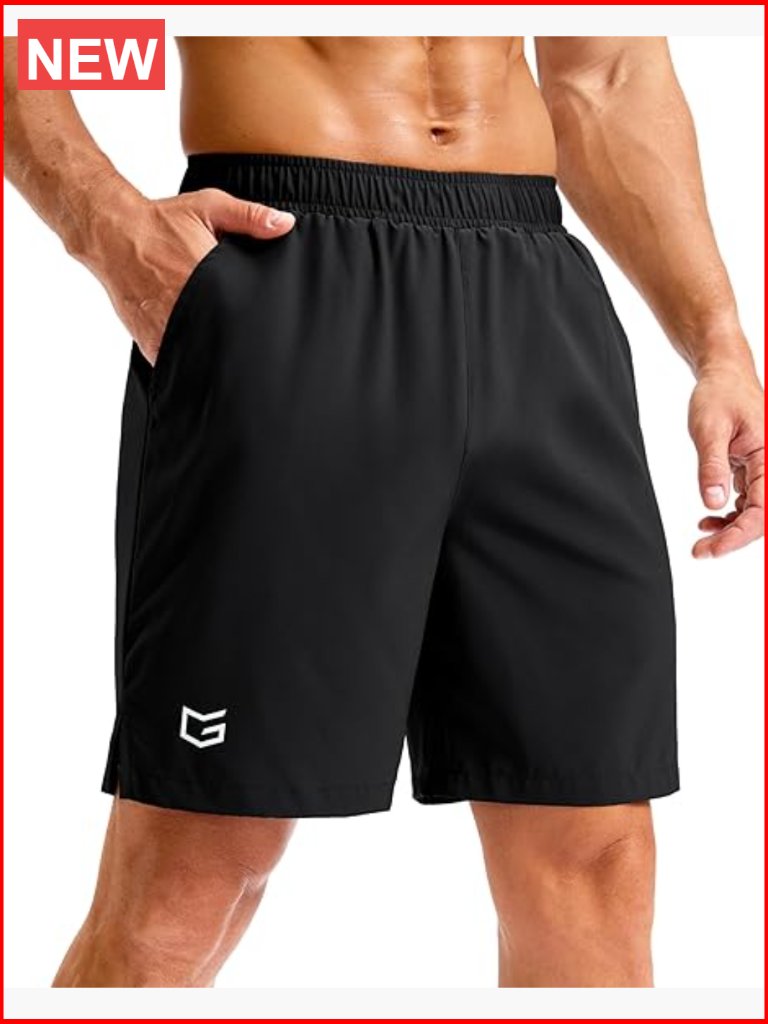 Men's Athletic Running Shorts With Pockets Lightweight Quick Dry 5" 7" 9" Inseam
